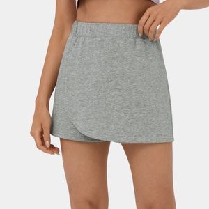 High waisted casual cotton skort 2.5 in inseam size small